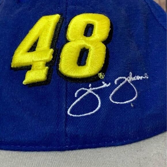 2008 Jimmy Johnson #48 Kellogg's Racing Hat Embroidered Logo Hook & Loop - Picture 5 of 7